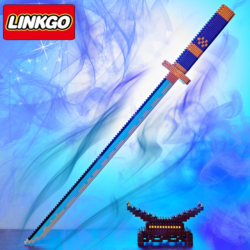 Bộ Sản Phẩm Kiếm Đồ Chơi Katana Linkgo, Đồ Chơi Lắp Ráp One Piece Zoro Thông Minh Cho Bé annhienstore