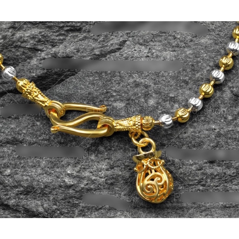 Vòng Tay May Mắn Nữ Vòng Tay Bi Tròn Túi Tiền Lắc Tay Bi Vàng Vòng Tay Túi Tiền Tài Lộc Thái Lan