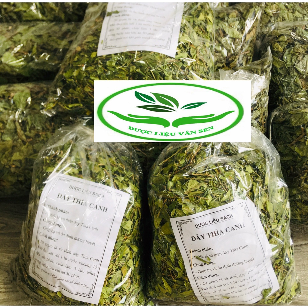 1kg Dây Thìa Canh Khô Sấy Lạnh, Lá xanh mướt ổn định đường huyết