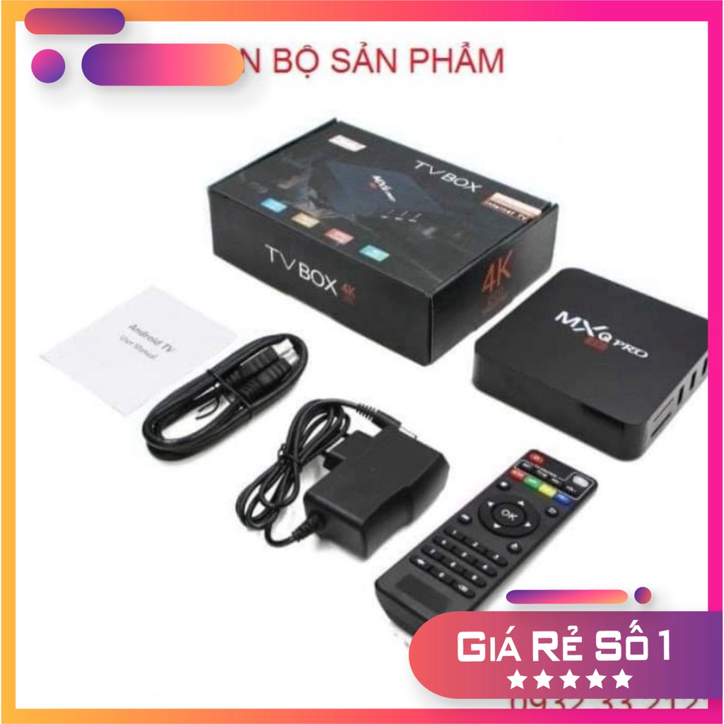 GIẢM GIÁ TV box MXQ PRO 4K KẾT NỐI CHO TẤT CẢ TV RAM2G+16G ANDROID 11 gia sỈ GIẢM GIÁ