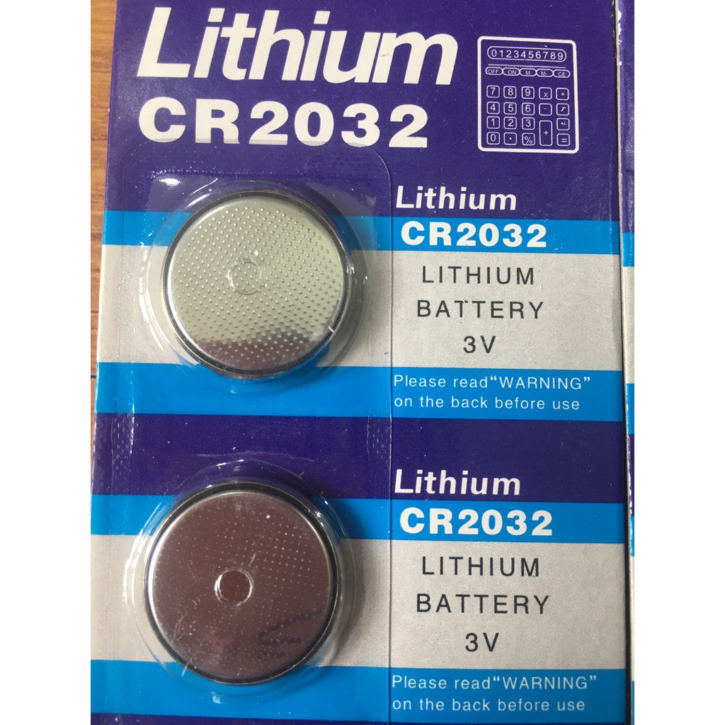 Pin  cúc CMOS CR2032 / CR2025 / CR2016 / CR1632 / CR1616 / CR1620 / CR1220 lithium 3V - Pin máy tính bỏ túi lithium 3V