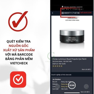 [Hộp] Đắp Mắt JMsolution Eye Patch – Dưỡng Ẩm, Giảm Thâm, Làm Dịu Quầng Thâm & Bọng Mắt 60 Miếng