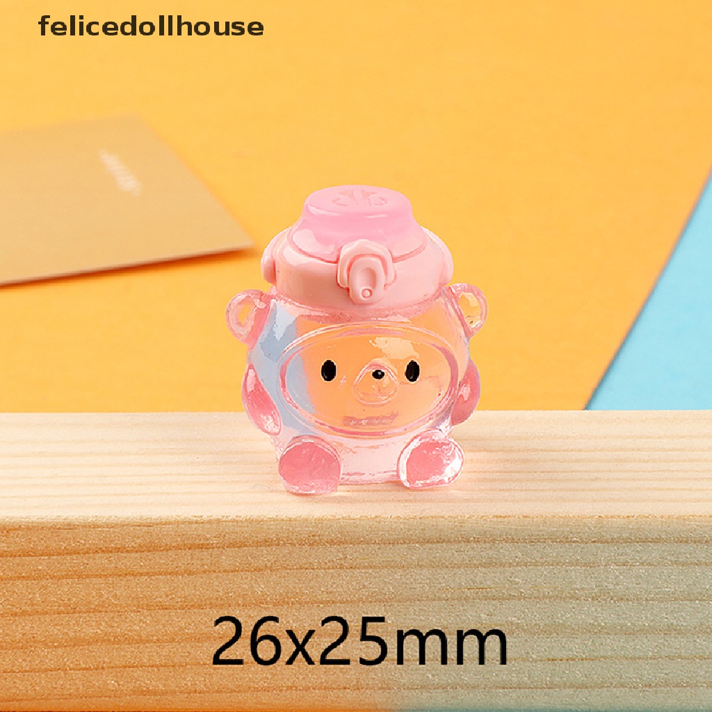 Đồ Chơi Mô Hình Bình Nước Mini Hình Gấu Dễ Thương