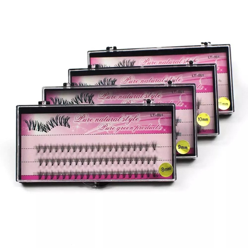 Lông Mi Giả 10D Màu Xanh Lá Tự Nhiên Chất Lượng Cao