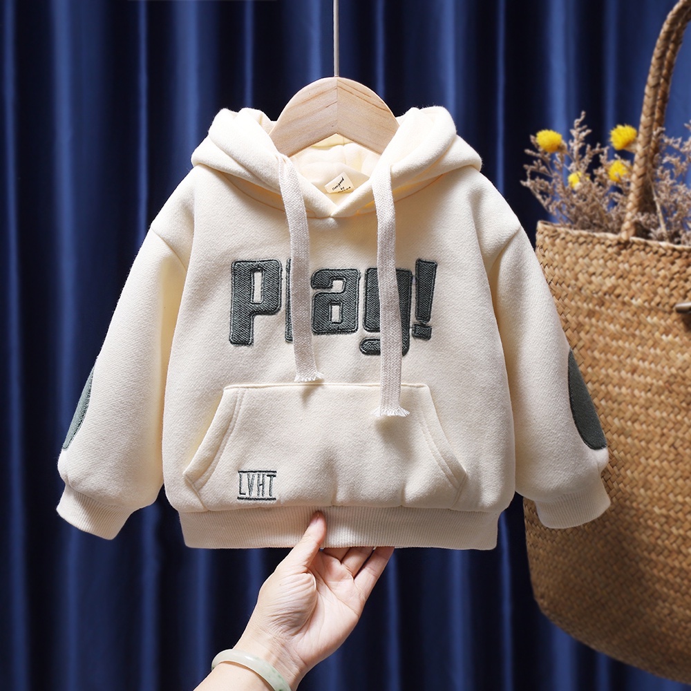 Áo Khoác Nỉ Bông Hoodie, Áo Sweater  Tay Dài Bé Trai, Bé Gái  1,2,3,4,5,6 Tuổi Hàn Quốc