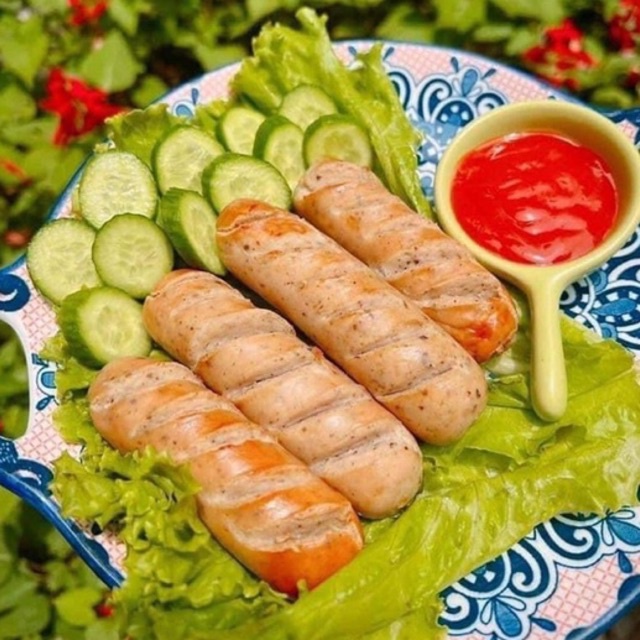 XÚC XÍCH ỨC GÀ KETO 500G/10c (ship hoả tốc Hà Nội)