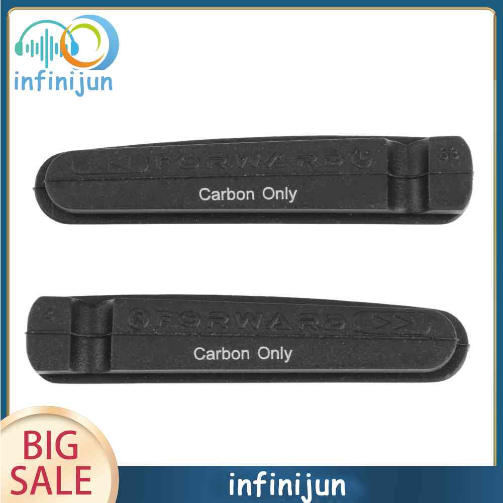 1 Cặp Má Phanh Xe Đạp C / V Bằng Cao Su Carbon