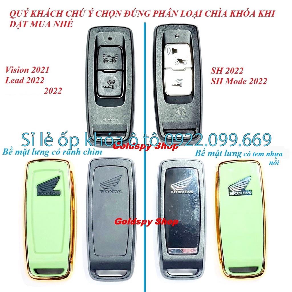 Ốp chìa khóa TPU Smartkey Honda 2022 Vision,SH Mode, SH, Air Blade, Lead, Vario, PCX - Bao bọc khóa Honda Smartkey