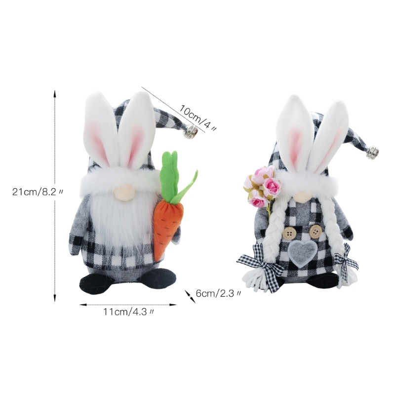 Chú Thỏ Phục Sinh Dễ Thương Dùng Trang Trí Bàn Ăn