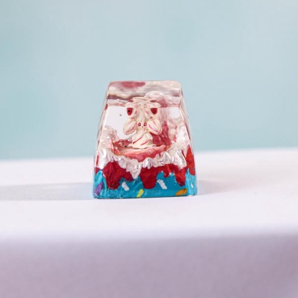 Keycap Alcremie pokemon, Nút bàn phím Pokemon đẹp, siêu dễ thương, SA profile, phù hợp cho mọi bàn phím cơ tiêu chuẩn