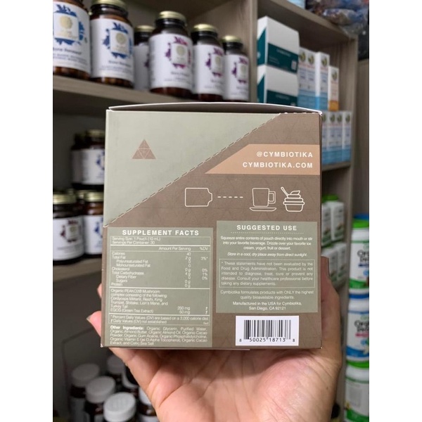 Nấm Trường Thọ Hữu Cơ Cymbiotika .