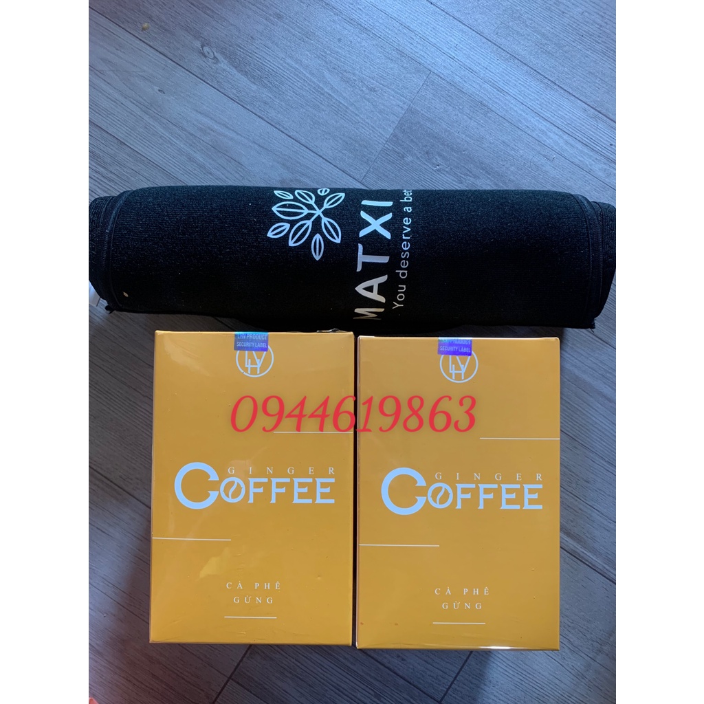Cà Phê Gừng Giảm Cân Ginger Coffee Chính Hãng - 1 Hộp 20 gói