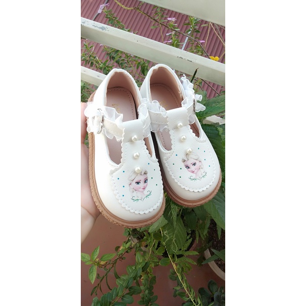 Giày Búp Bê Công Chúa Elsa, Giày Eosa sz 23-35 Quai Bèo Nhún Phong Cách Hàn Quốc Cho Bé Gái 1 Tuổi Đến 10 Tuổi