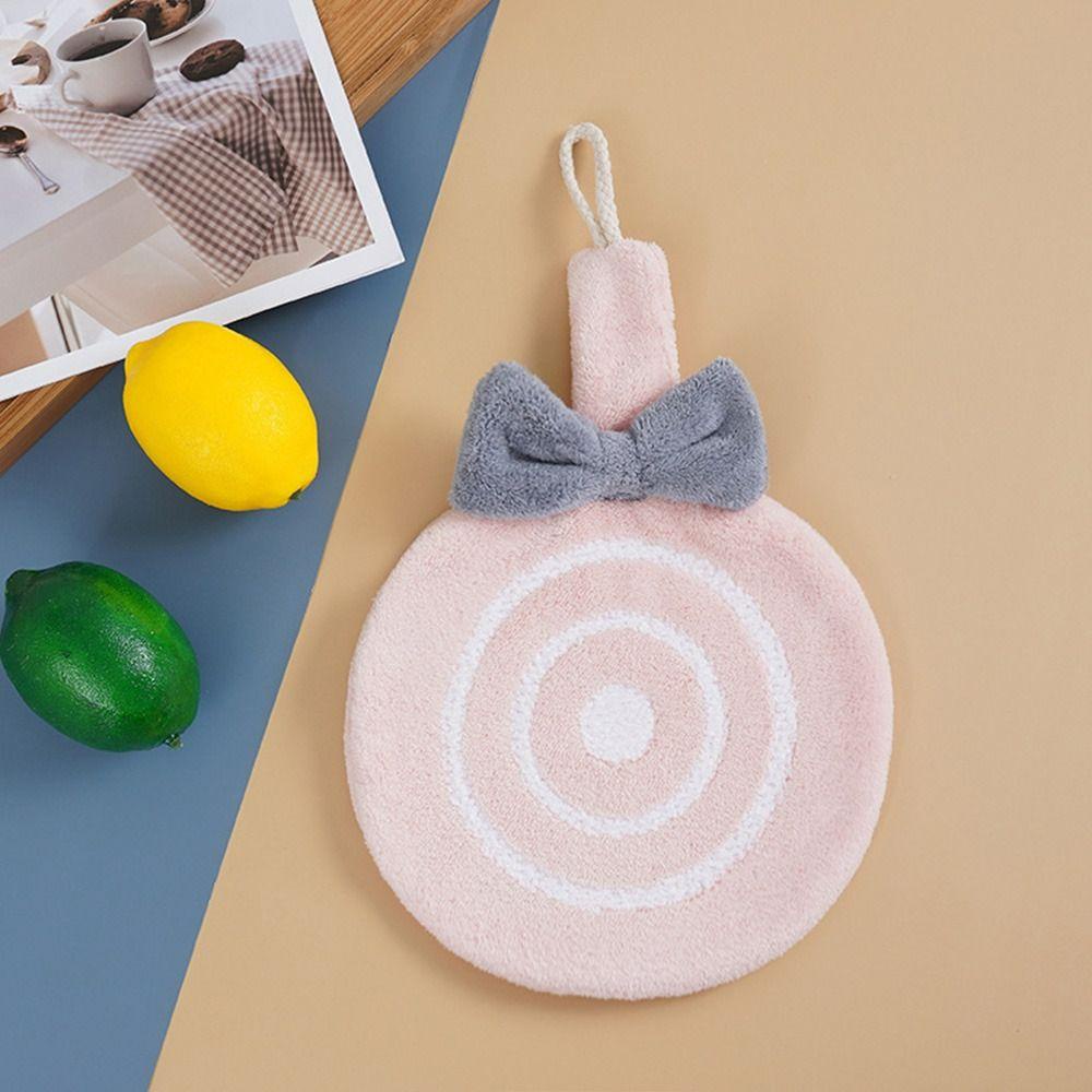 Khăn Lau Thấm Hút Tốt Nhanh Khô Hình Kẹo Mút Tiện Dụng Cho Nhà Bếp