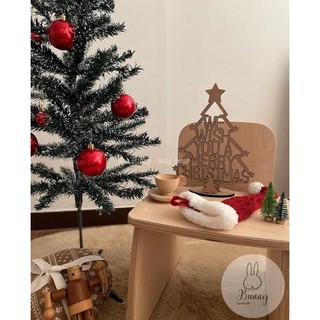 Cây thông noel để bàn bằng gỗ