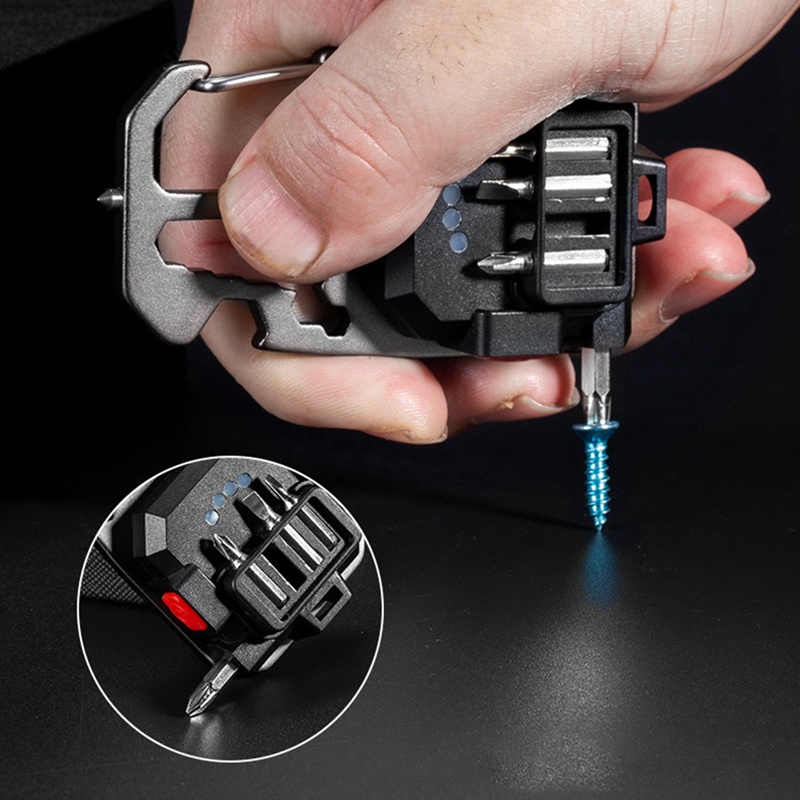 1 Móc Khóa Đèn Pin Sạc USB C An Toàn