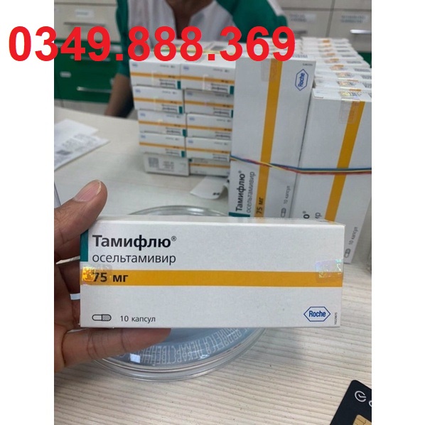 Tamiflu 75mg hộp 10 viên hàng nội địa Nga