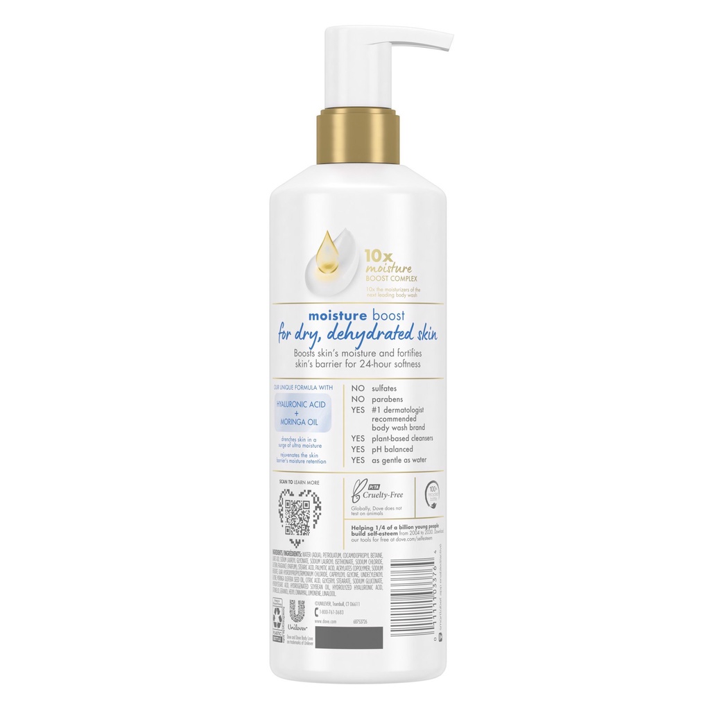 Dove body love - Sữa tắm chuẩn Dove Mỹ - 517mL