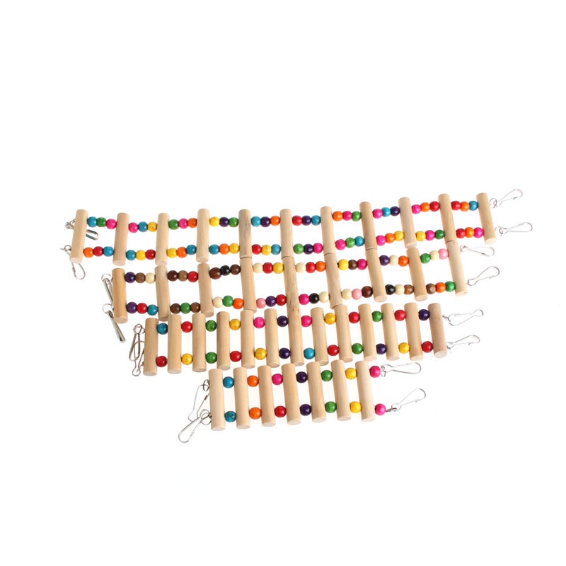 Thang Gỗ Đồ Chơi Cho Vẹt