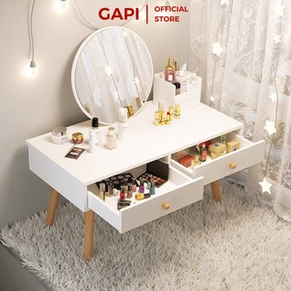 Bàn trang điểm ngồi bệt thông minh kết hợp gương trang điểm hiện đại - GP140