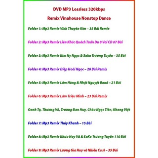 [DVD-Remix] Dvd Mp3 Lossless 320kbps Remix Vinahouse Nonstop Dance