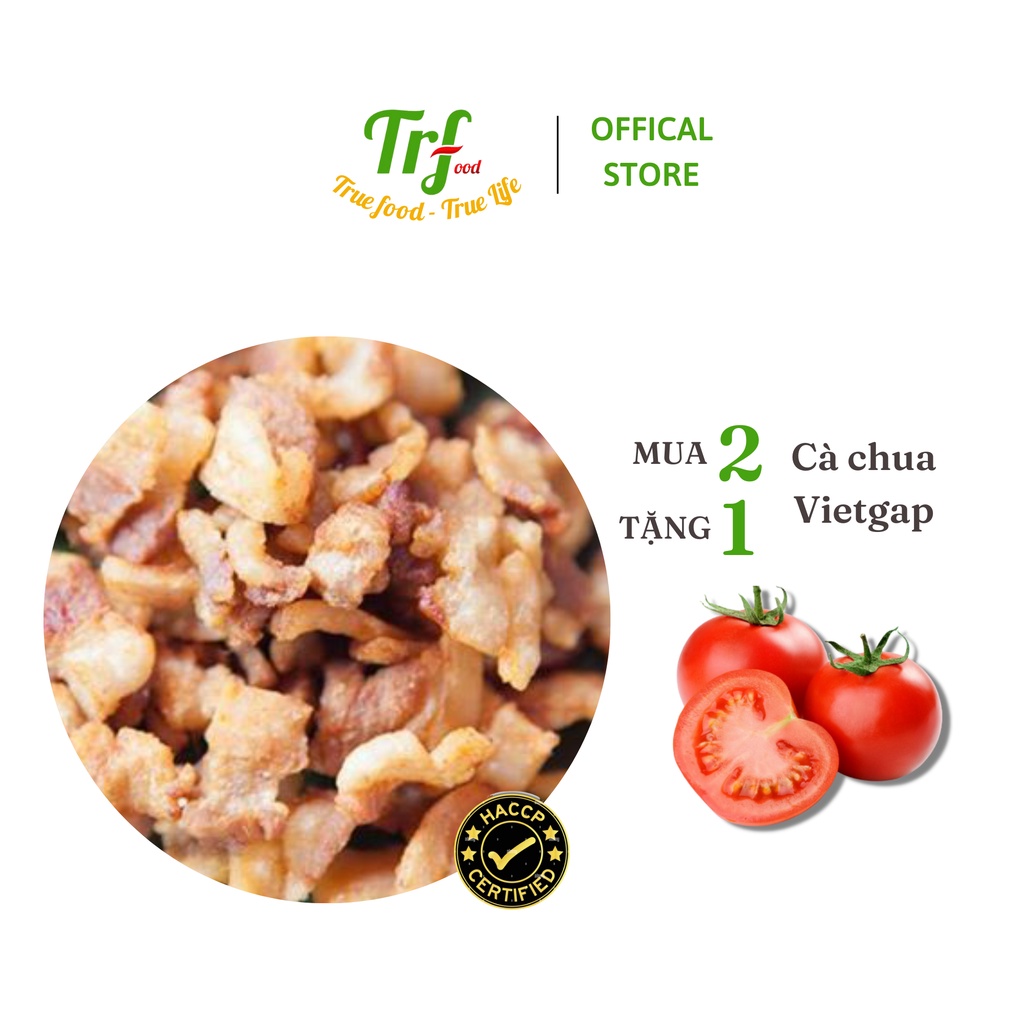 Tóp mỡ TRF gói 100g món ăn tuổi thơ siêu thơm ngon dùng sốt cà chua, rim mặn ngọt [Chỉ giao hỏa tốc HN]