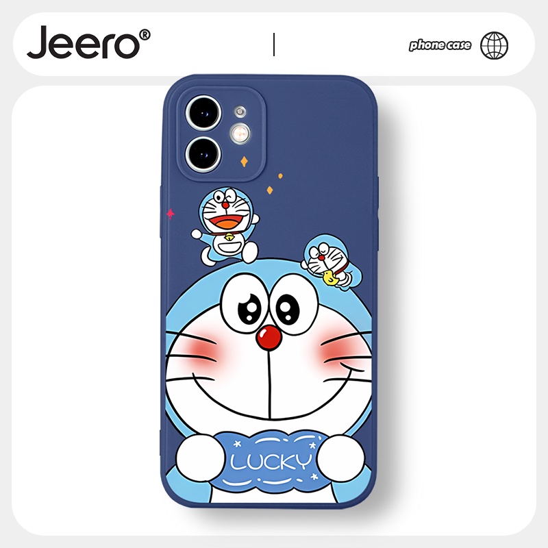 Ốp Điện Thoại JEERO hoạt hình cặp đôi dễ thương đẹp độc lạ Cho iPhone 14 13 12 11 Pro Max SE 2020 X XR XS 8 7 ip 6S 6 Plus kute HFF1848