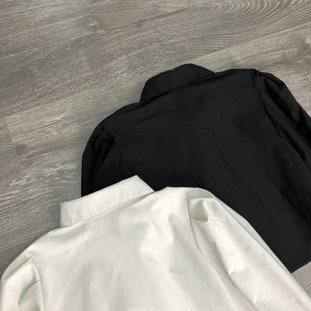 Áo H@BBS smi crop tay búp 2M