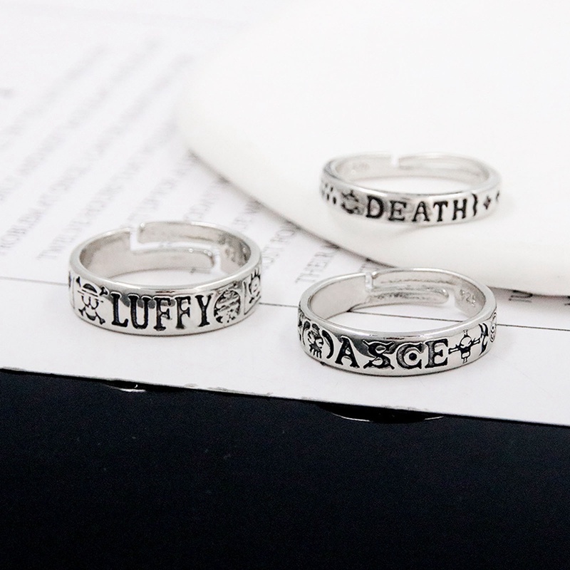 Nhẫn Hóa Trang Nhân Vật Luffy Trafalgar Law Fire Fist Trong One Piece