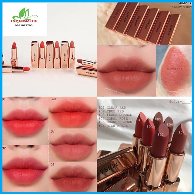 Son Thỏi G9Skin First V-Fit Lipstick 3.5g