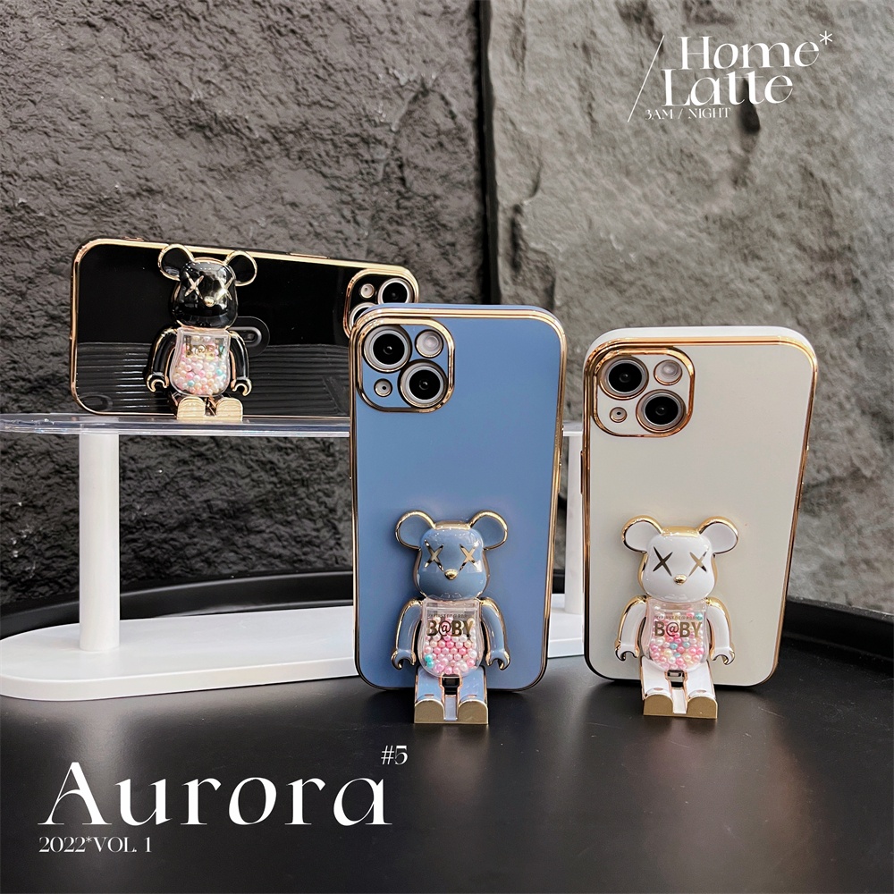 Ốp Điện Thoại Silicon Mềm Có Giá Đỡ Cho Vivo V2043 V2032 V2026 V2029 V2027 V2037 V2052 V2042 V2048 V2054 1915 1938 1935 1919