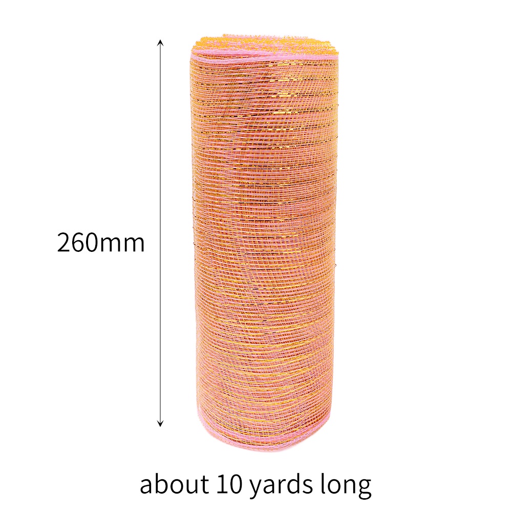 Cuộn Dây Lưới Ruy Băng 10 Yards / Cuộn Nhiều Màu Sắc Dùng Trang Trí Cây Thông Giáng Sinh