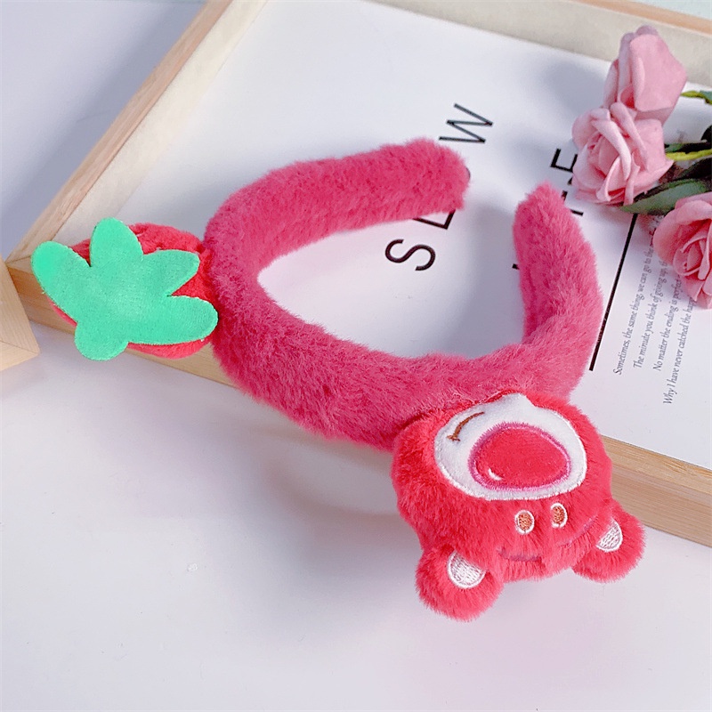 Băng Đô Công Chúa Hình Gấu Dâu Tây Dễ Thương