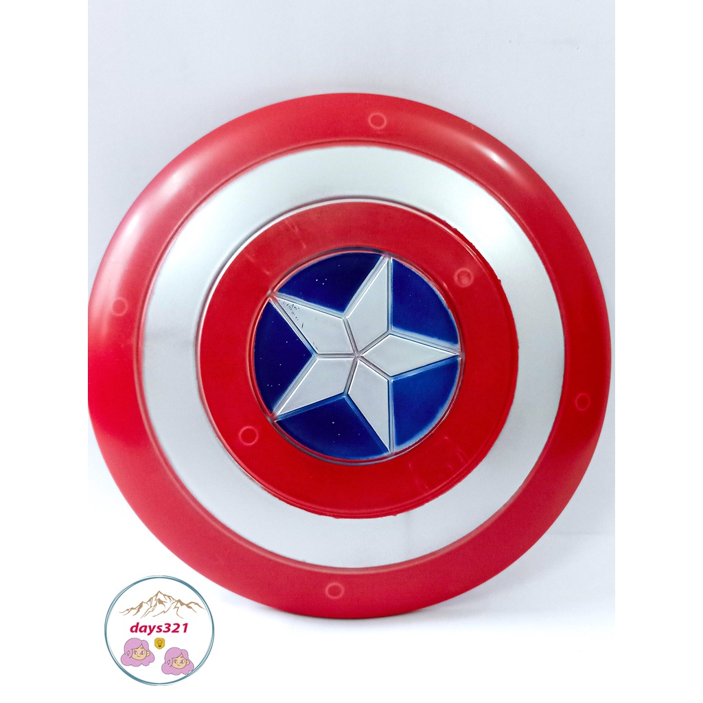 Đồ chơi khiên đội trưởng Mỹ và mặt nạ captain america có dây đeo
