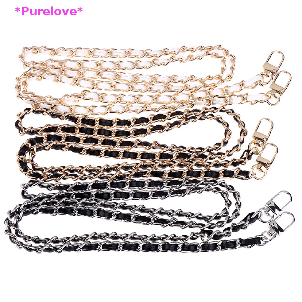 Phụ Kiện Dây Xích Màu Vàng / Bạc / Đen Chuyên Dụng Cho Túi Xách Mới