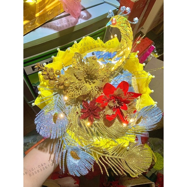 Sét phụ kiện trang trí tháp bánh tháp nước