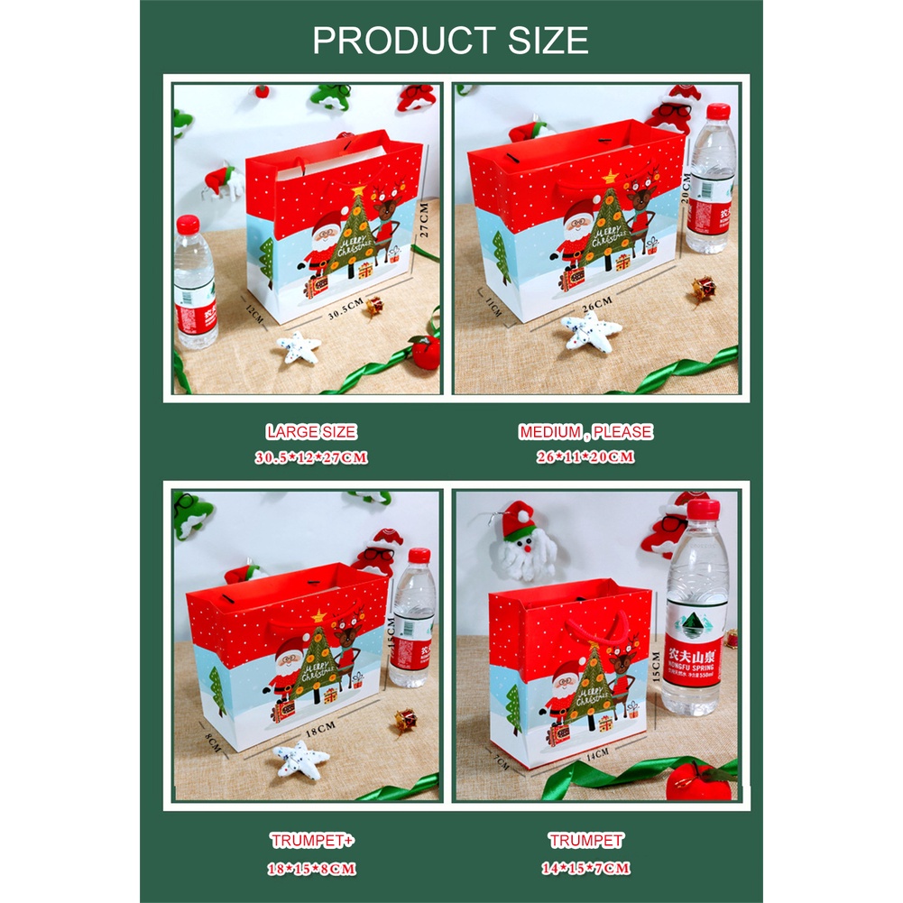 Túi Quà Giáng Sinh Túi Quà Trẻ Em Túi Đóng Gói Túi Xách Túi Bao Bì Sinh Nhật Túi Đựng Quà Túi Xách Túi Giấy