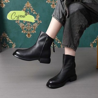 Giày Boot Bốt Martin Thời Trang Da Cao Cấp Hàn Quốc