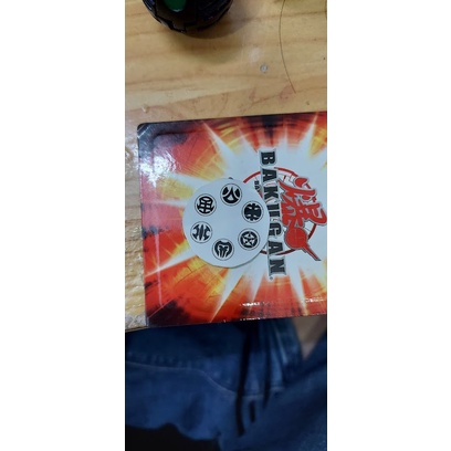 Tấm dán hệ bakugan trong suốt, decal trong sáu thuộc tính bakugan đen và trắng