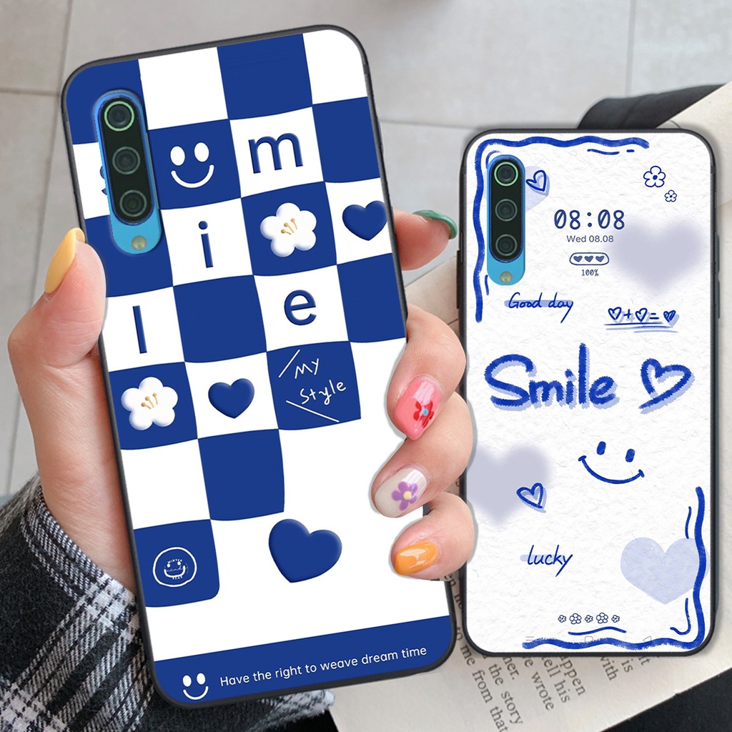 Ốp Xiaomi Mi 9 SE in hình gấu vịt caro nhiều màu sắc ngộ nghĩnh dễ thương