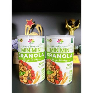 Ngũ cốc hạt mix trái cây 01kg-Granola không đường,Ngũ cốc hạt dinh dưỡng min min.
