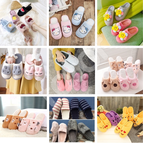 DÉP ĐI TRONG NHÀ NHIỀU MẪU (CẢM XÚC, MẶT TRỜI,TRÁI TIM, ĐAN, VẢI LANH, CHỐNG TRƯỢT, TRÁI CÂY) [HCM]