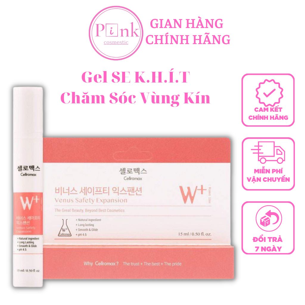 Gel Dưỡng Da Vùng Kín, Khử Mùi, Kháng Khuẩn, Se K.H.I.T VENUS SAFETY EXPANSION 15ML - Cellromax Hàn Quốc