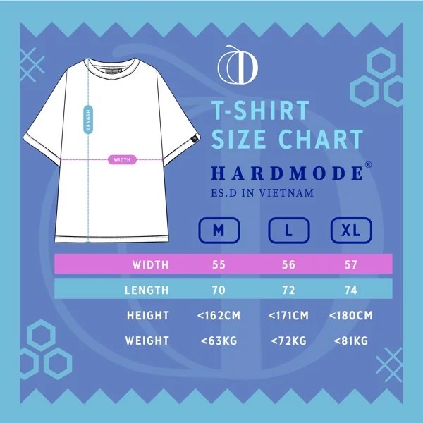 Áo Thun HARDMODE THÊU LOGO XANH
