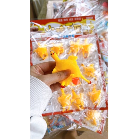 sỉ vỉ 12 con gà móc khoá đẻ trứng