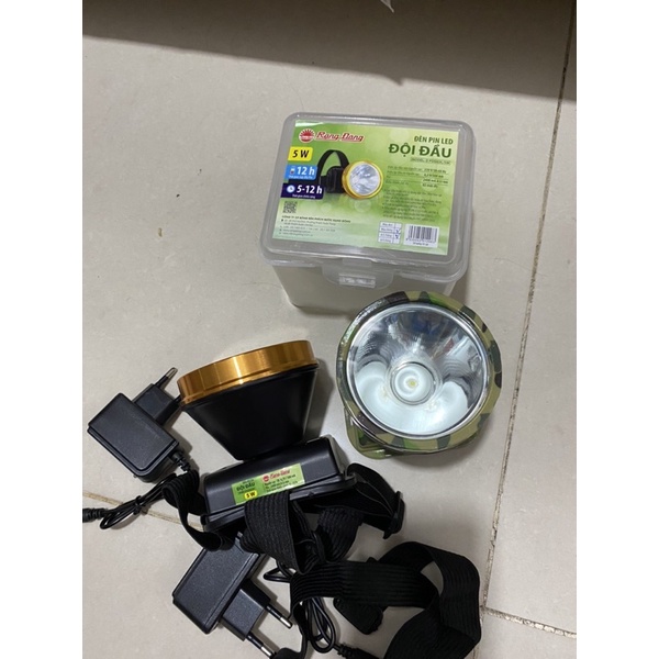RẠNG ĐÔNG, BH 2 năm, Đèn Pin Led đội đầu siêu sáng 5W, 3W, 1W, hàng Việt Nam - Chất lượng cao