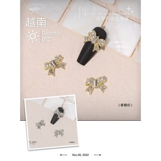 Cham nơ- cham nơ cao cấp - mẫu nơ Hot - cham nail- phụ kiện nail