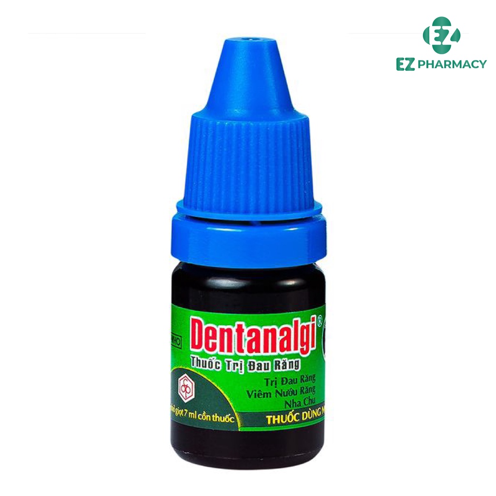 Dentanalgi Nước chấm sâu răng chỉ định cho đau răng, viêm nướu 7ml - EZ Pharmacy