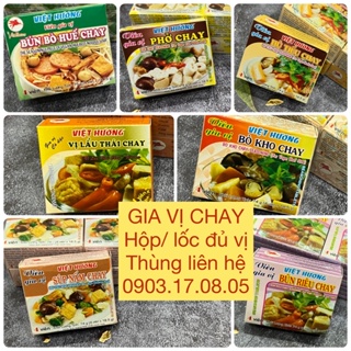 CHAY Hộp Viên Gia Vị CHAY Việt Hương