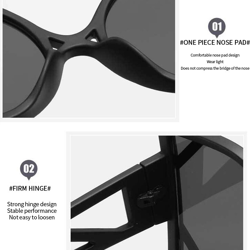 Kính Mát Gọng Lớn Phong Cách Âu Mỹ Thời Trang 2022